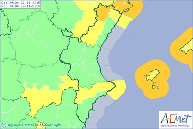 Alerta Naranja En El Interior De Castellón Por Rachas De Viento De ...