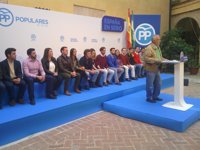 Arenas destaca que PP ofrece "empleo, estabilidad y experiencia" frente a "graves incoherencias" de otros partidos