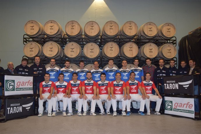 Nueva plantilla de pelotaris de la empresa Garfe para 2016