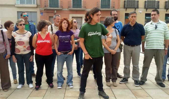 José Antonio Vargas, secretario general de Podemos Málaga, con círculos afines