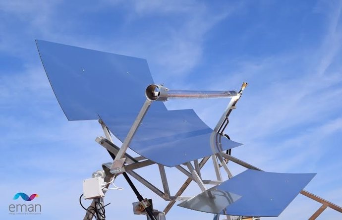 Captador solar diseñado por la ingeniería andaluza Eman.