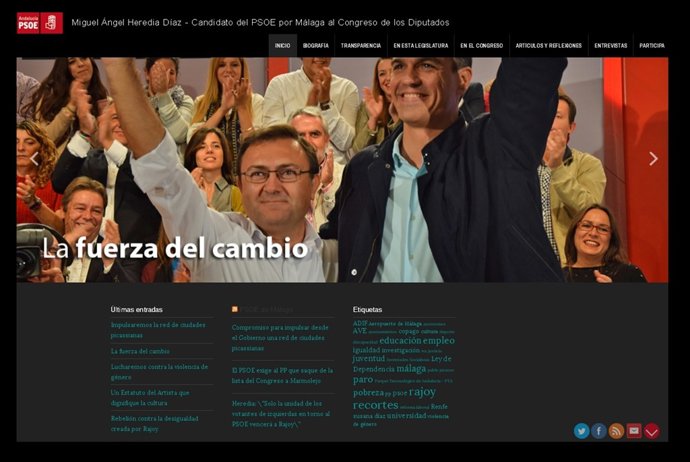 Heredia página web balance parlamentario declración de bienes 