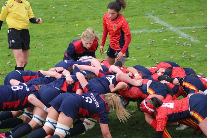 Selección española femenina rugby Escocia amistoso