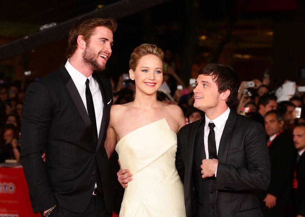 Jennifer Lawrence prefiere besar a Chris Pratt antes que a Liam y Josh