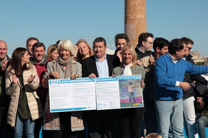 Acto público del PP de Cádiz