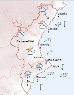 Predicción de este lunes 