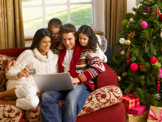 Las familias eligen Internet para comprar regalos