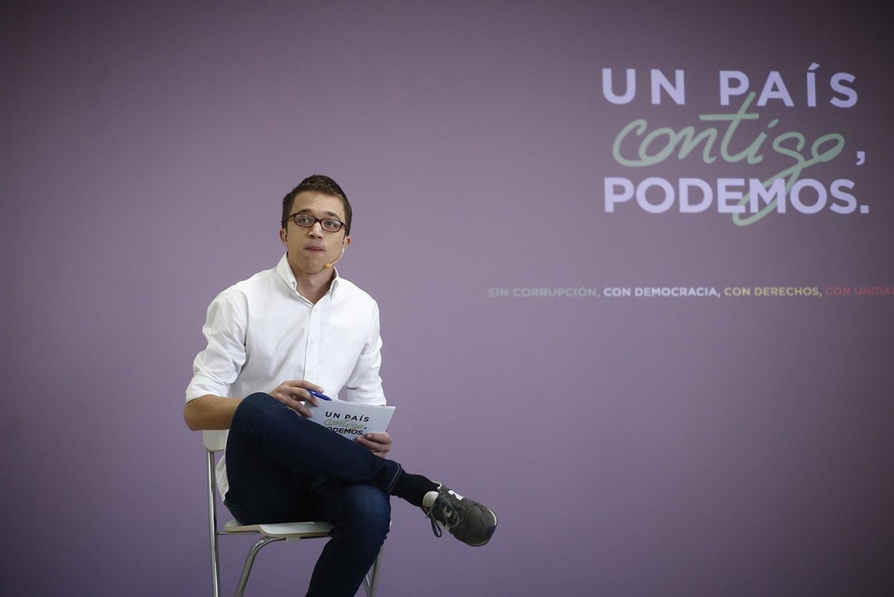 Iñigo Errejón presenta los elementos centrales de la campaña de Podemos