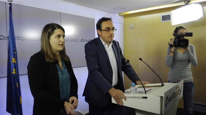Marta Pascal, Josep Rull (CDC)