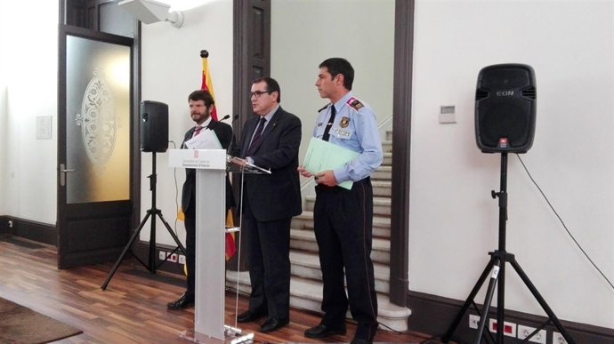 Jordi Jané, Albert Batlle y Josep Lluis Trapero
