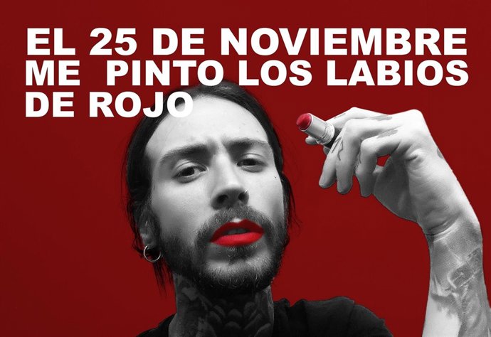 Lanzan la campaña 'Pintarse los labios de rojo' contra violencia de género