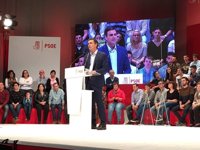 Pedro Sánchez inicia en Almonte un gira de tres días por Andalucía