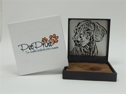 Accesorio para grabar la huella de la mascota