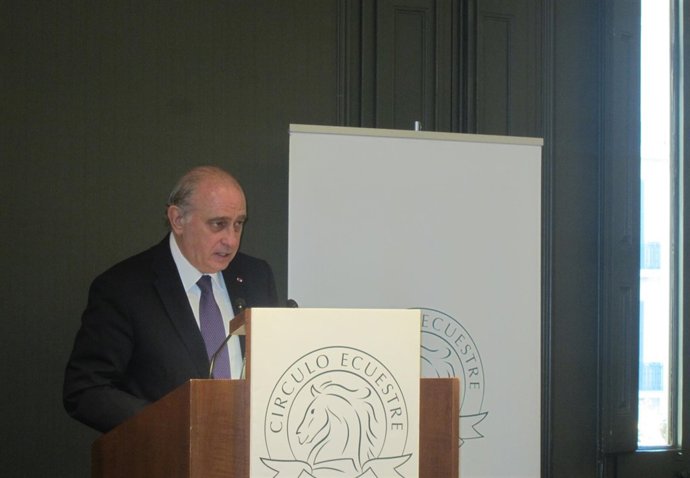 El ministro del Interior, Jorge Fernández Díaz