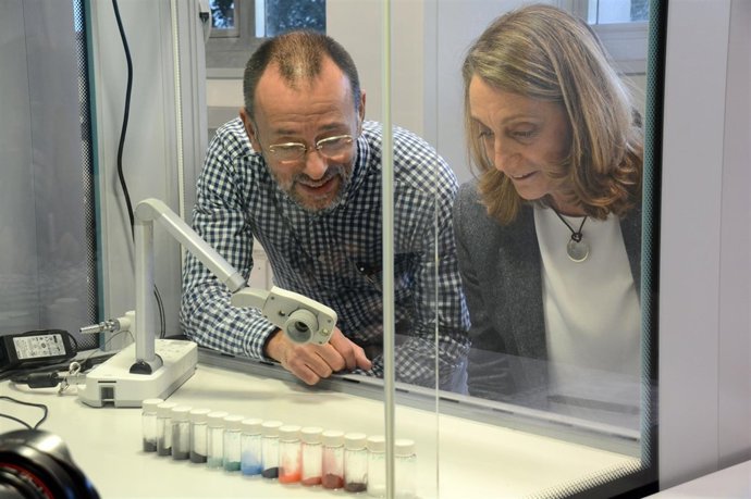 J. F. García(UB) i Reyes Jiménez (Museu Picasso)