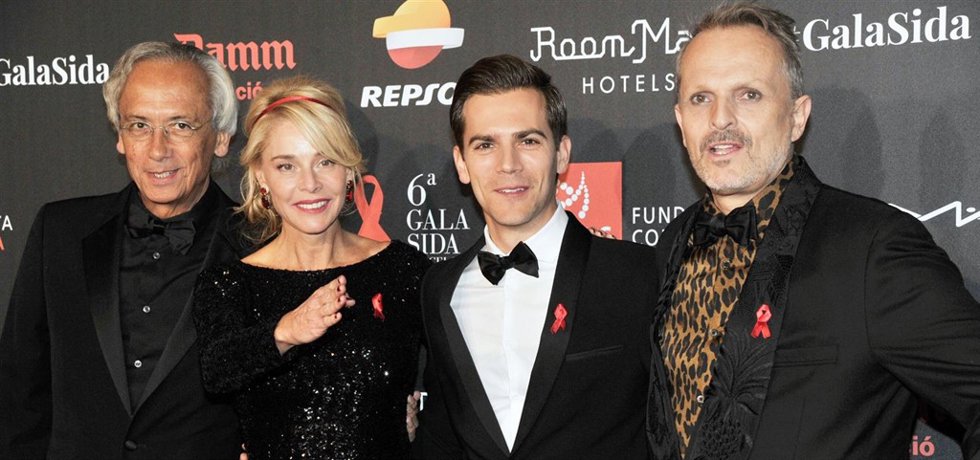 Belen Rueda y Miguel Bosé en la Gala SIida Barcelona