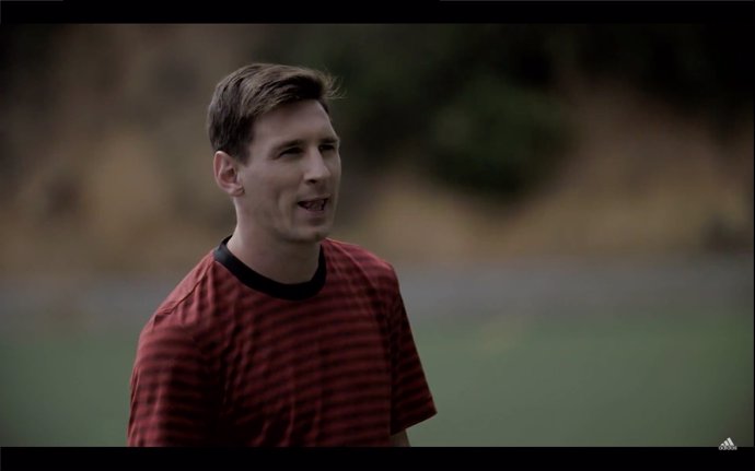 Leo Messi en el AdidasGamedayplus