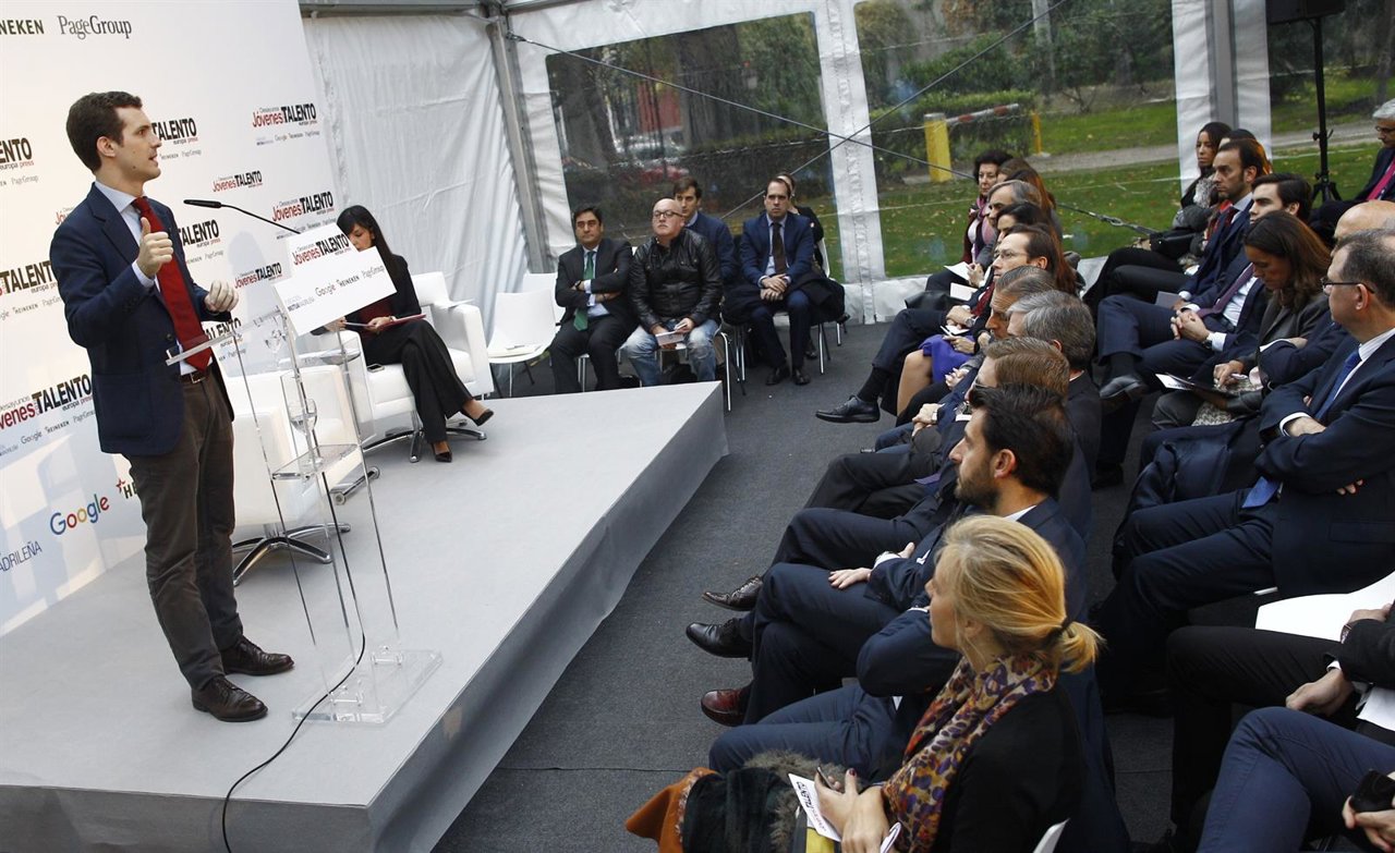 Jóvenes con Talento, Desayuno con Pablo Casado