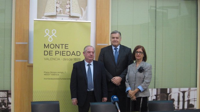 Director del Monte de Piedad y gerente de Fundación Bancaja en rueda de prensa