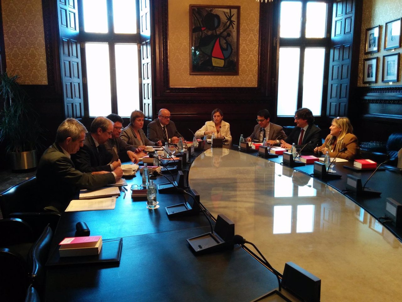 Reunión de la Mesa del Parlament de Catalunya