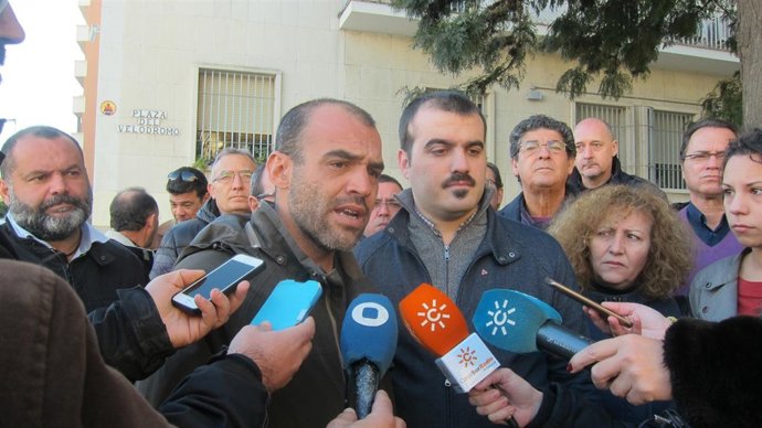 El secretario general del PCA, José Manuel Mariscal, y Daniel Hernando.