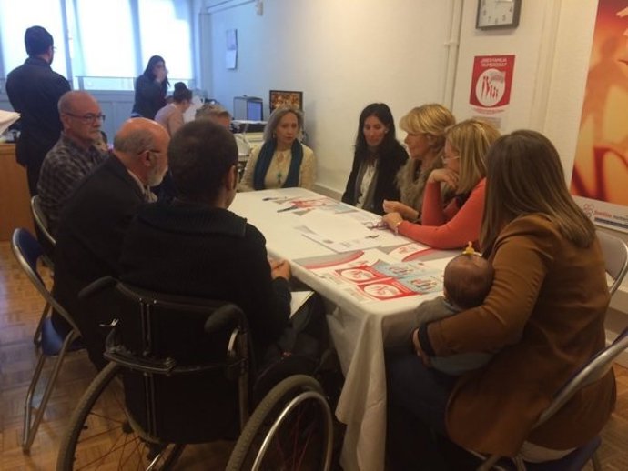 Esperanza Aguirre con las familias numerosas