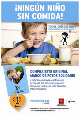 Programa ¡Ningún niño sin comida! de Cruz Roja, con colaboración de Caprabo
