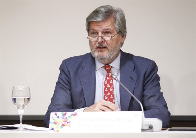 El ministro de Educación, Cultura y Deporte, Íñigo Méndez de Vigo