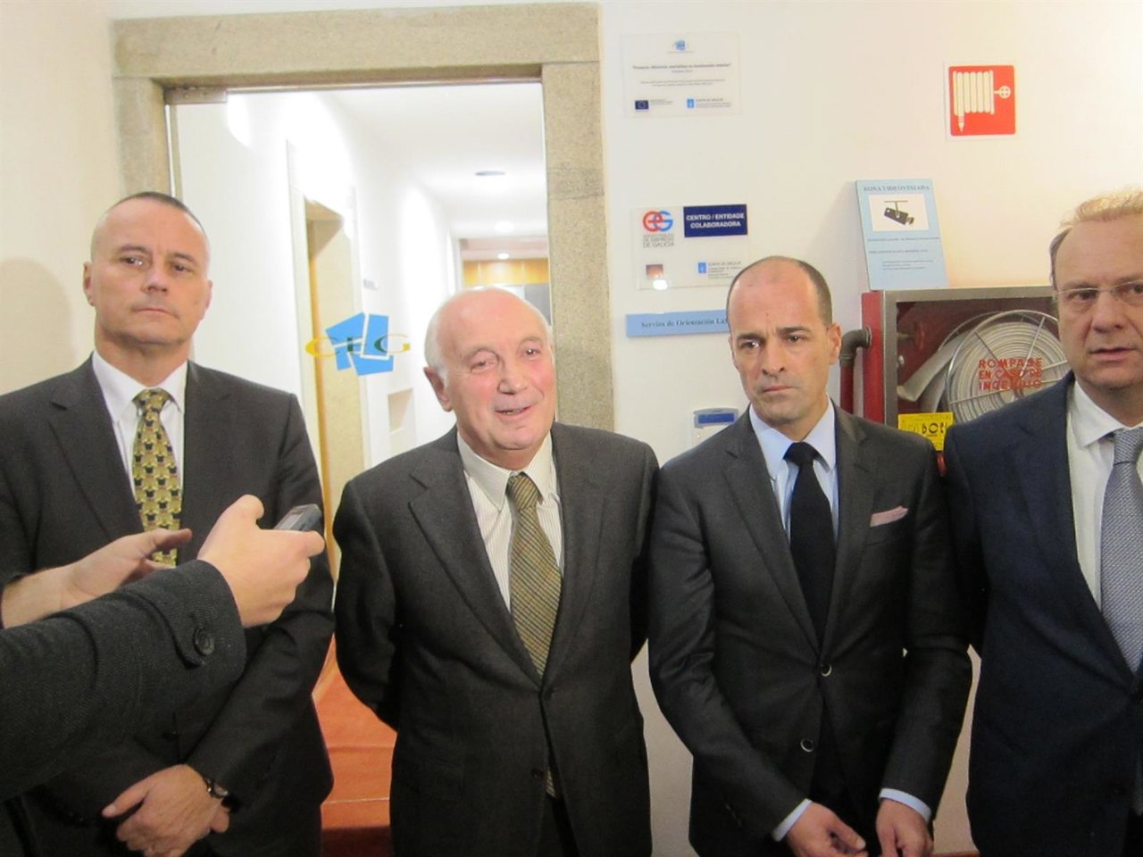 Jorge Cebreiros, Antonio Fontenla, Jaime López y José Manuel Pérez Canal