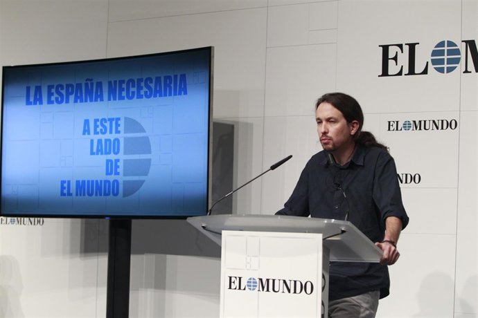 Pablo Iglesias en un foro