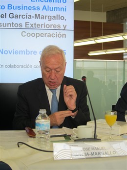José Manuel García-Margallo, ministro de Asuntos Exteriores