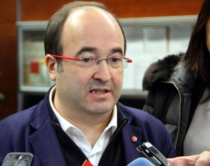 El líder del PSC, Miquel Iceta