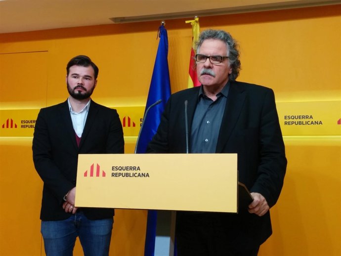 Gabriel Rufián (Súmate) Joan Tardà (ERC)
