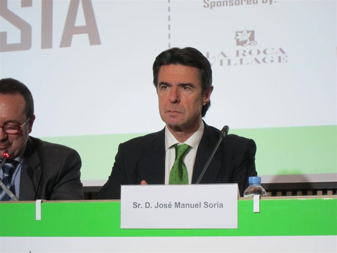 El ministro de Industria, Energía y Turismo, José Manuel Soria