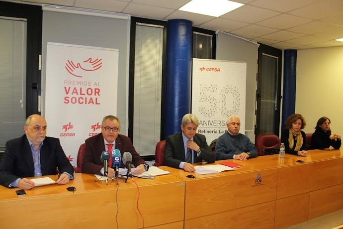 Entrega de premios de Cepsa al valor social en Huelva.