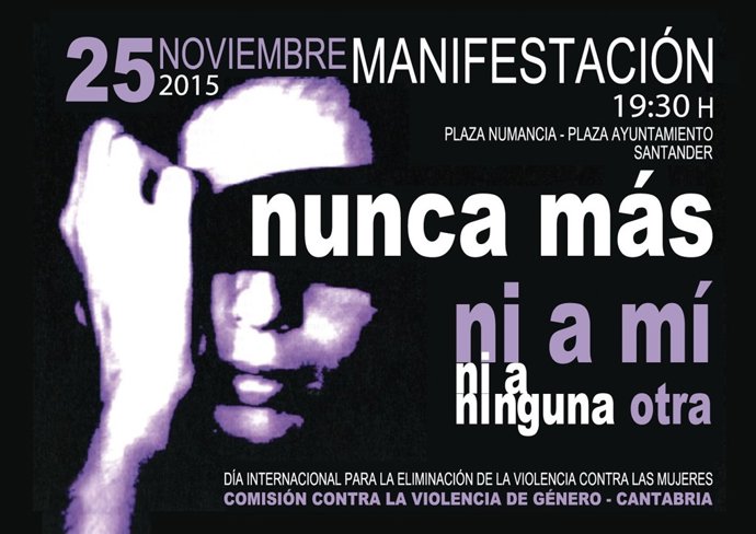 Cartel de la manifestación