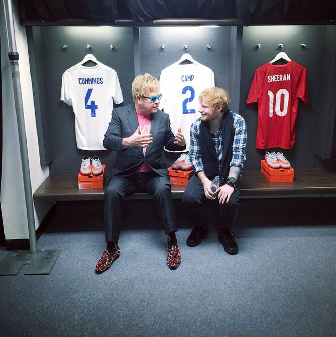 Elton John y Ed Sheeran