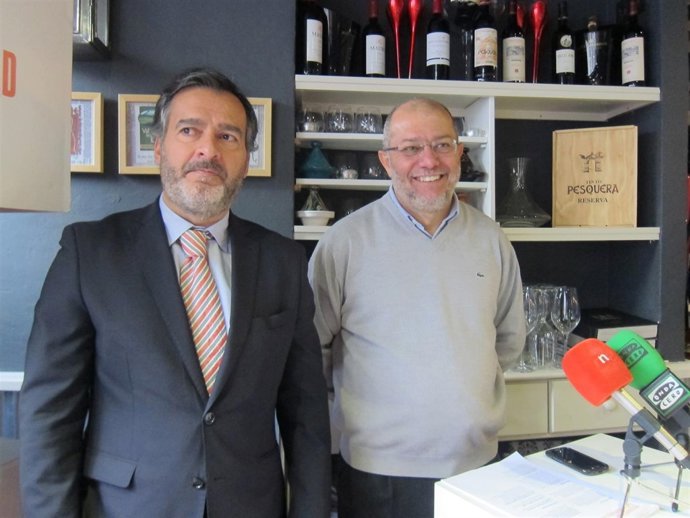 Jesús San José (izda) y Francisco Igea, candidatos de C's