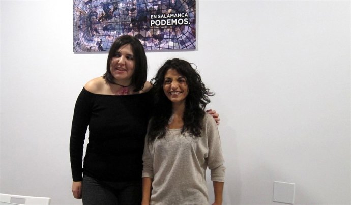 María José Jiménez junto a Estefanía Rodero. 