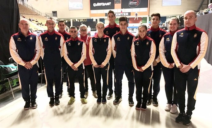 Selección española de gimnasia de trampolín 