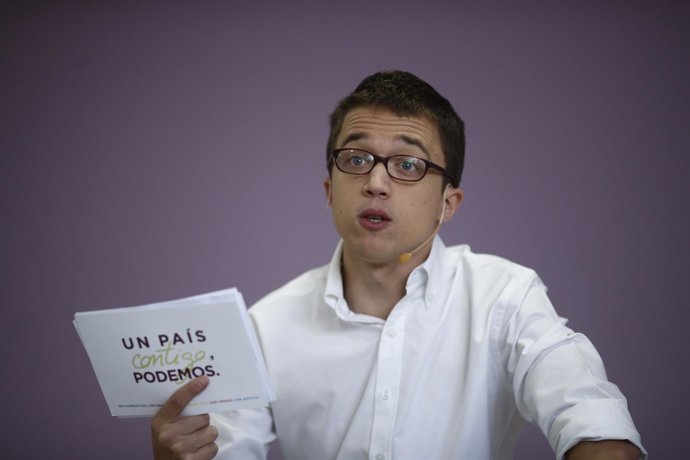 Iñigo Errejón presenta los elementos centrales de la campaña de Podemos