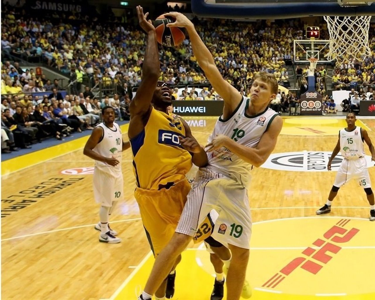 Kuzminskas tapona en el Maccabi Tel Aviv - Unicaja
