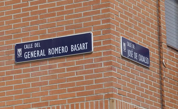 Símbolos y calles franquistas, franquismo, calle del general Romero Basart