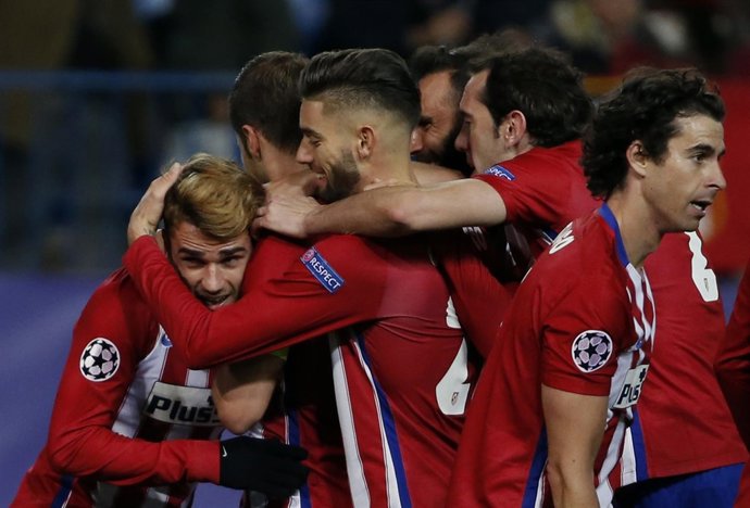 Antoine Griezmann celebra un doblete en Champions