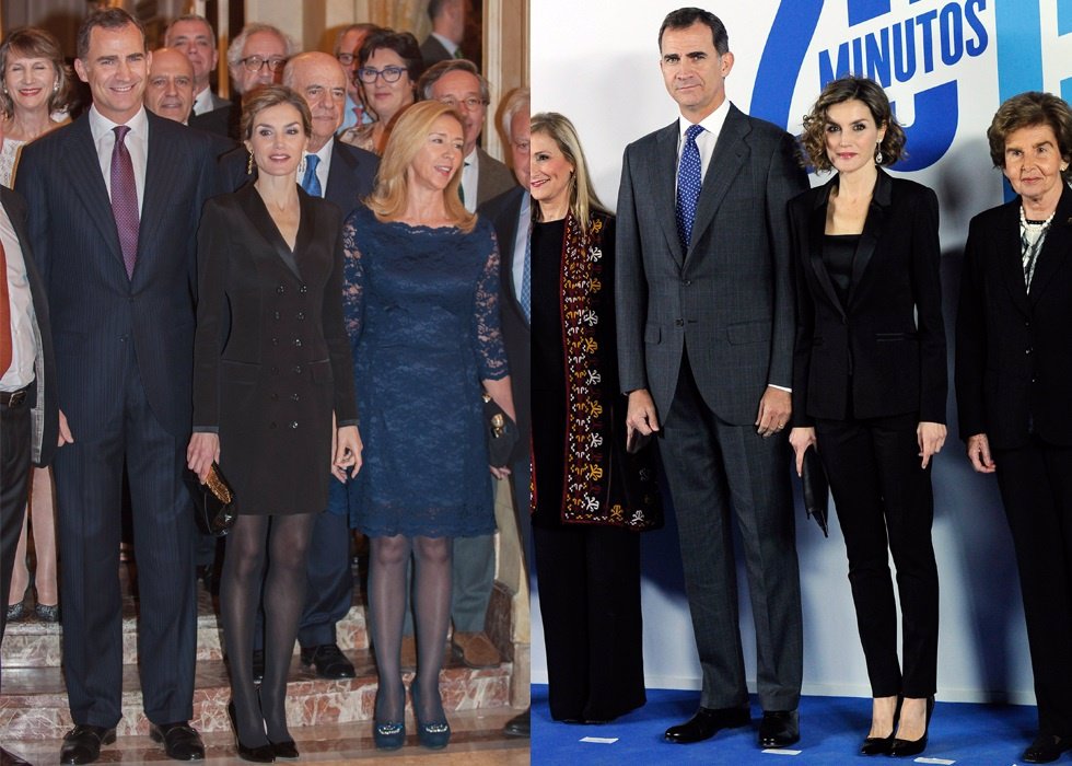 Letizia, una semana de esmoquin: del pantalón al dress