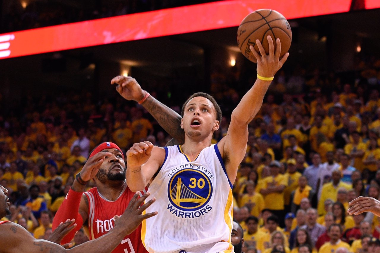 Stephen Curry en el Houston Rockets - Golden State Warriors