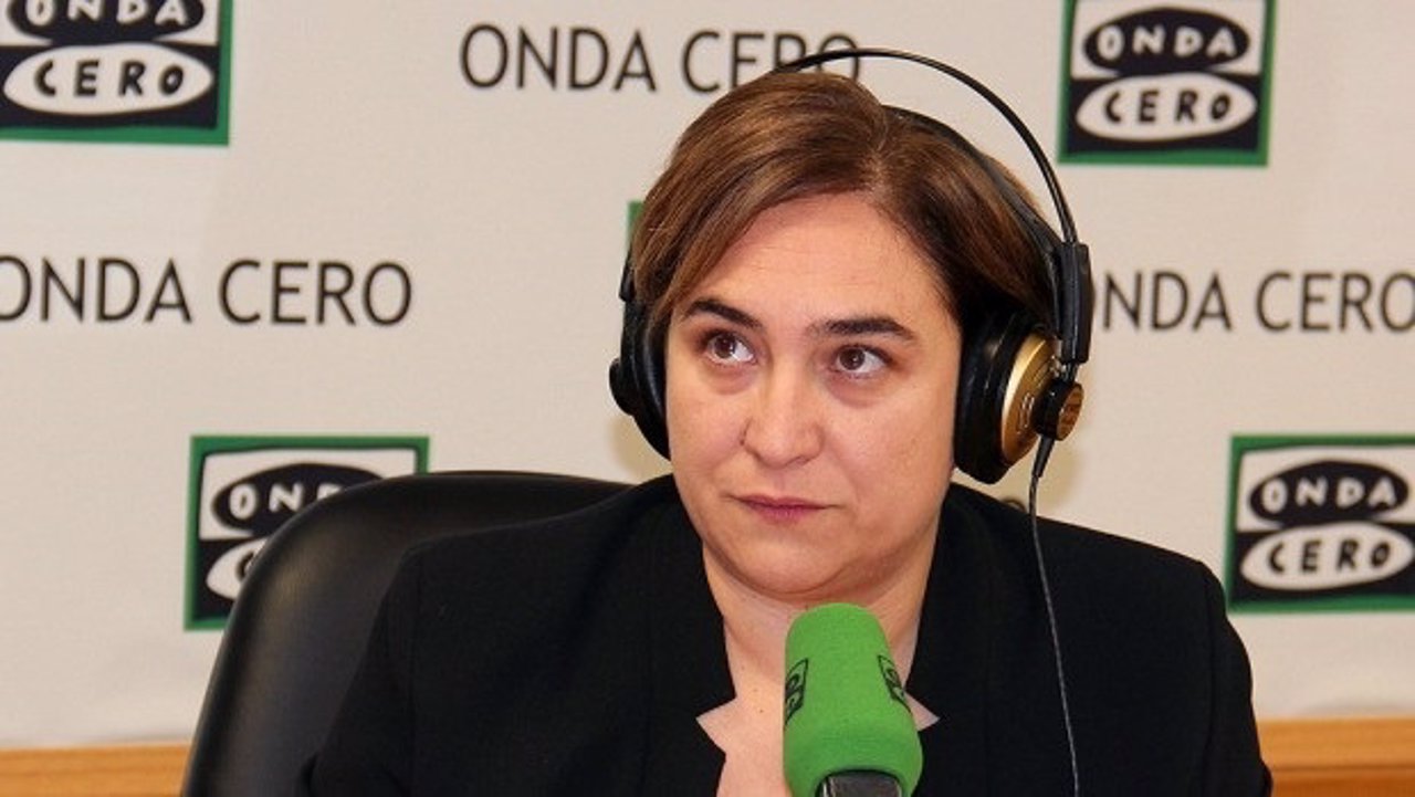 La alcaldesa de Barcelona, Ada Colau, en Onda Cero