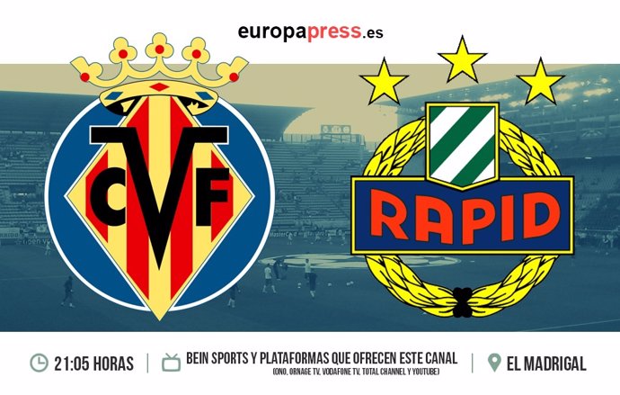 Horario y dónde ver el Villarreal - Rapid de Viena Europa League