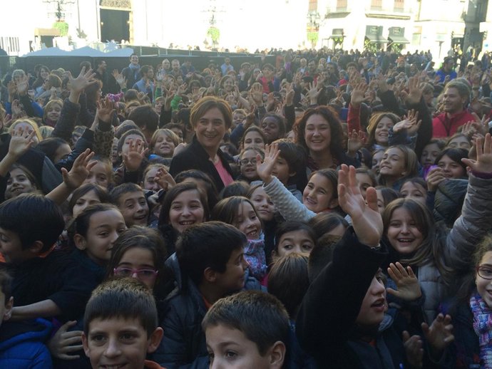 La alcaldesa de Barcelona, Ada Colau