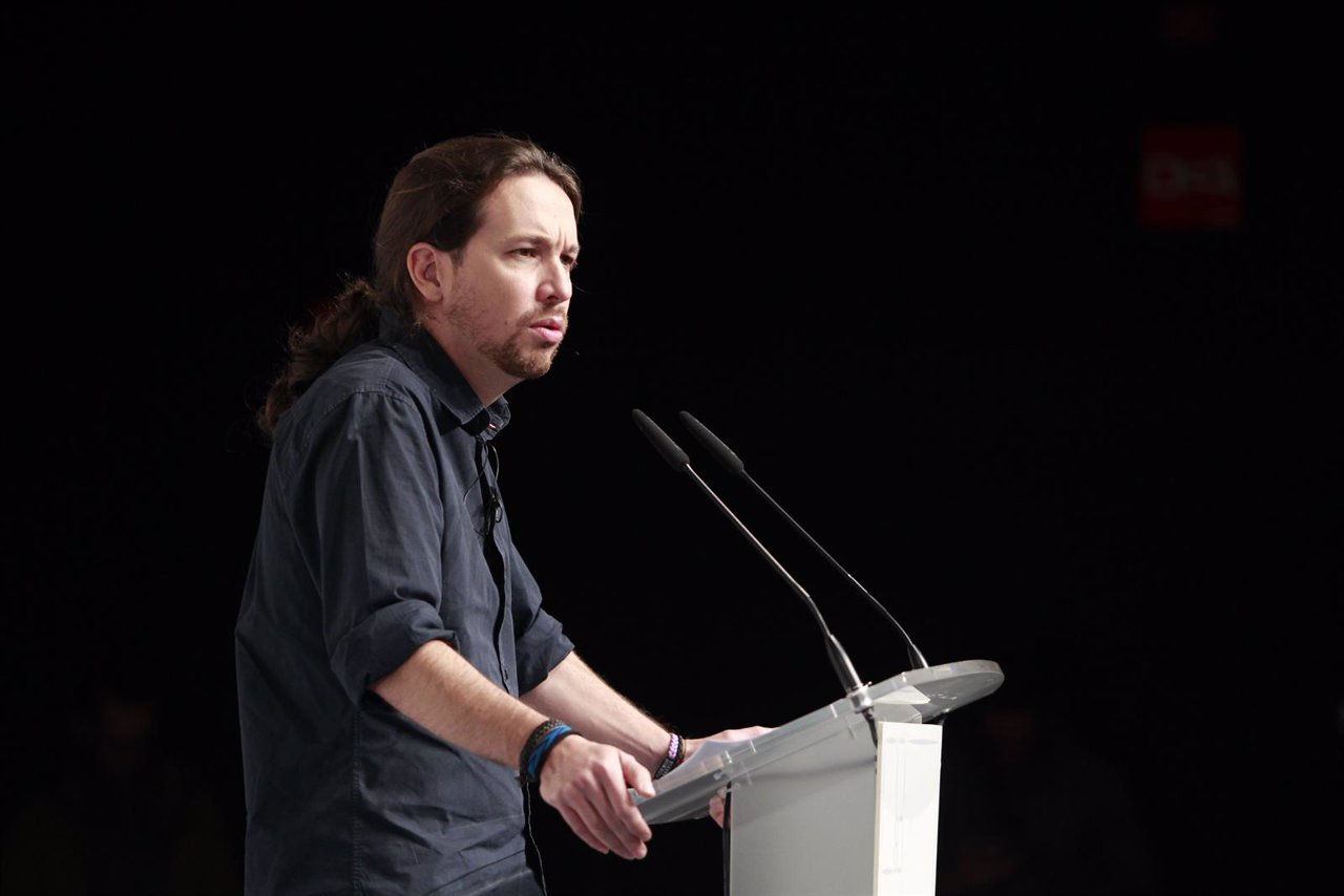 Pablo Iglesias en un foro